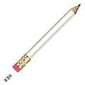 HEX GOLF PENCIL NO ERASER - CUSTOM TEXT 1 LINE (Always SHARPENED)